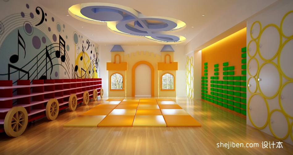 墻繪案例：幼兒園墻繪