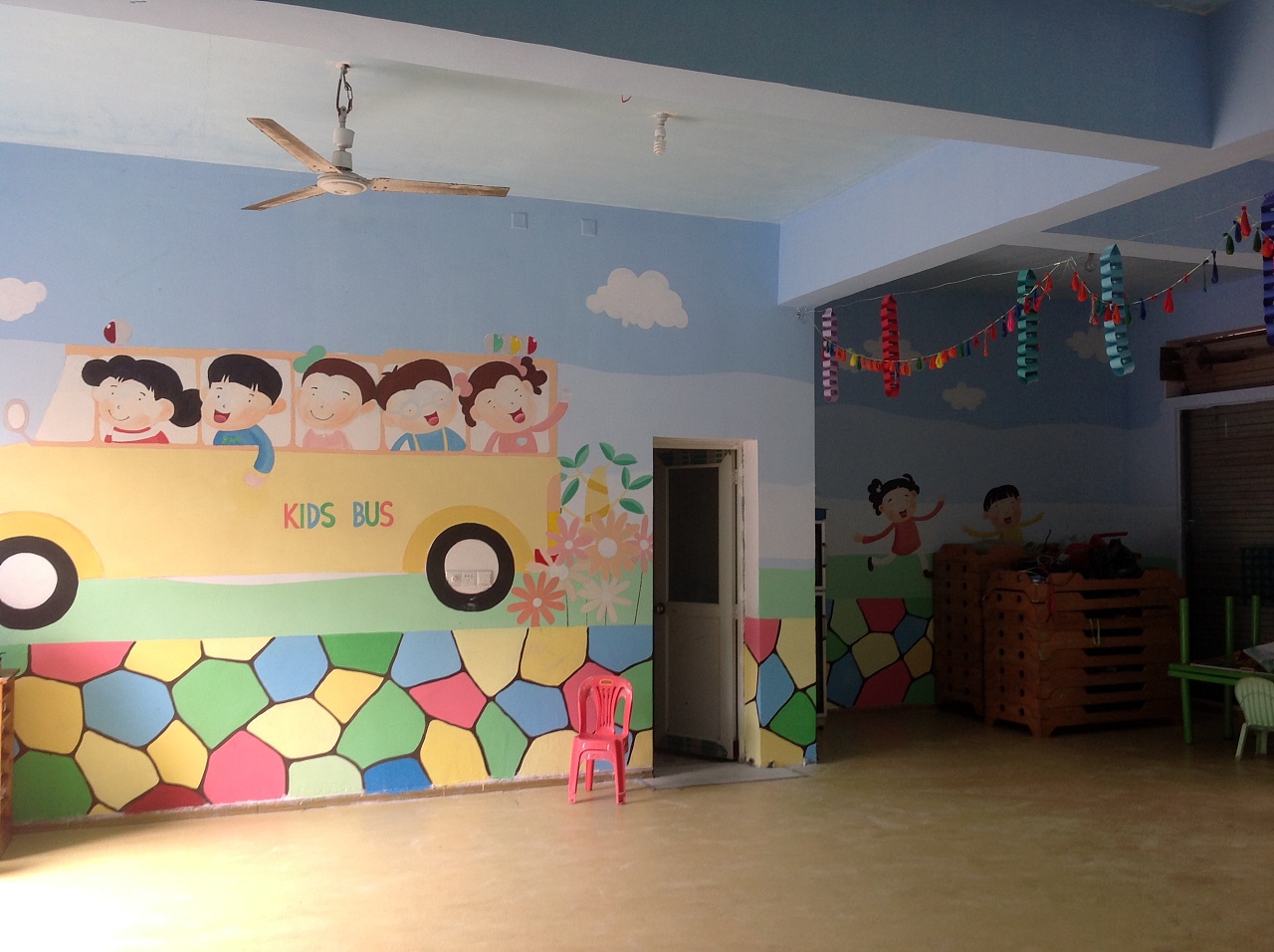 幼兒園墻繪效果圖